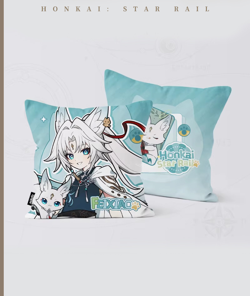 [Official Merch] HSR Chibi Cat Series Throw Pillow