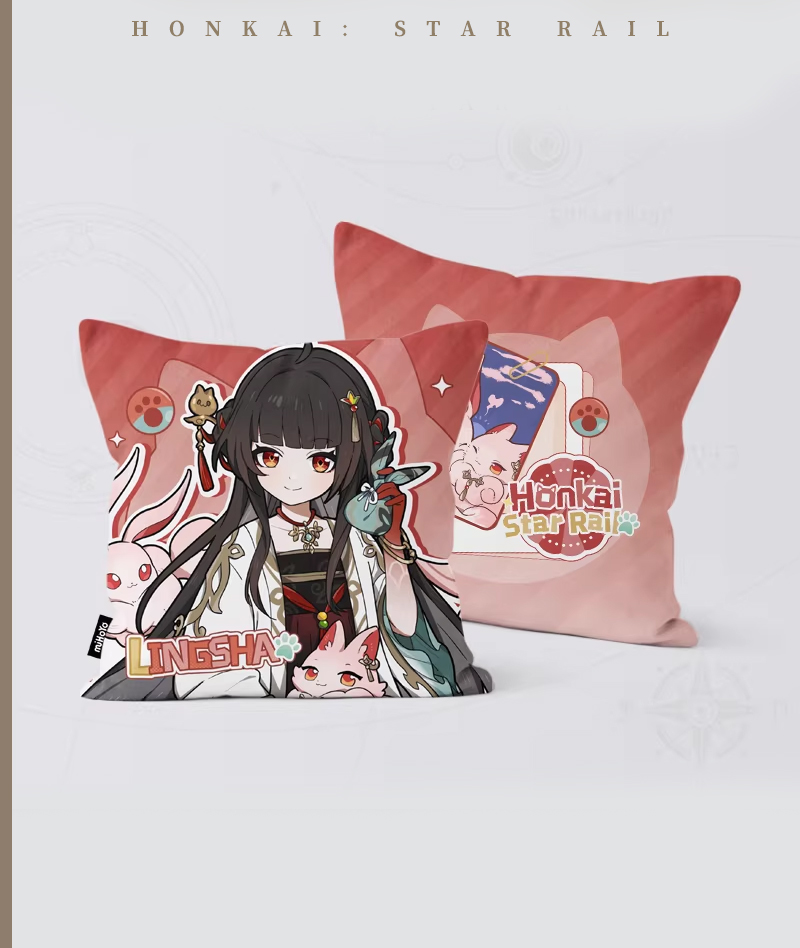 [Official Merch] HSR Chibi Cat Series Throw Pillow