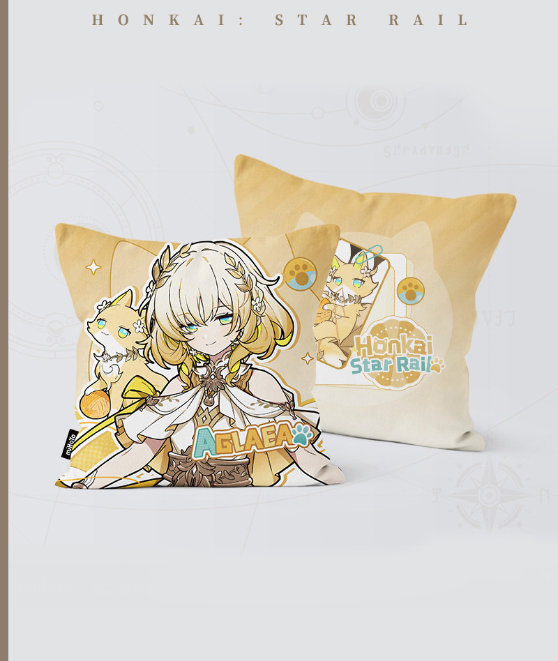 [Official Merch] HSR Chibi Cat Series Throw Pillow
