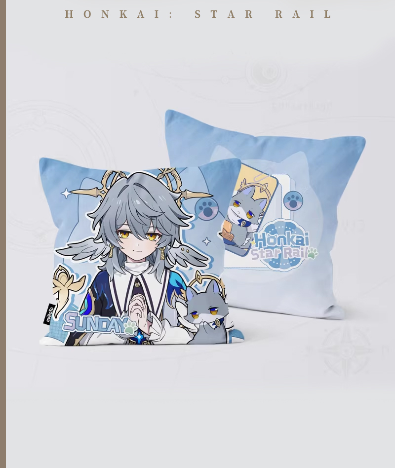 [Official Merch] HSR Chibi Cat Series Throw Pillow