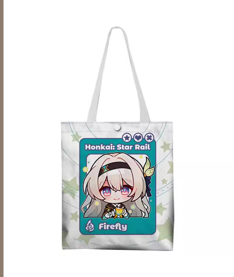 Honkai: Star Rail Chibi Canvas Tote Bag