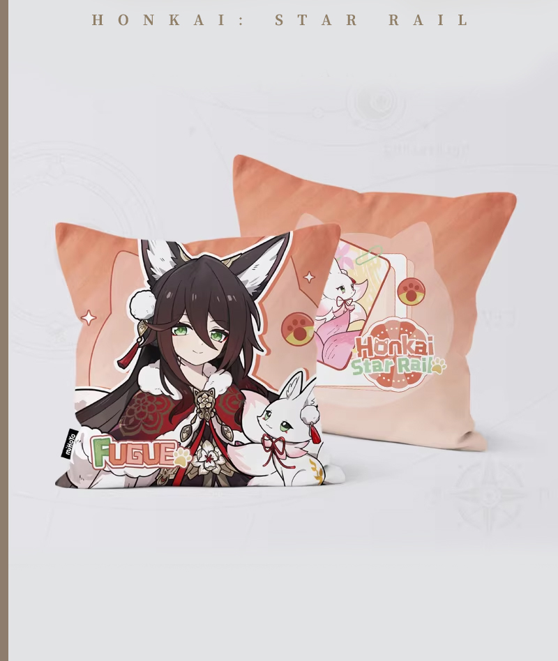 [Official Merch] HSR Chibi Cat Series Throw Pillow
