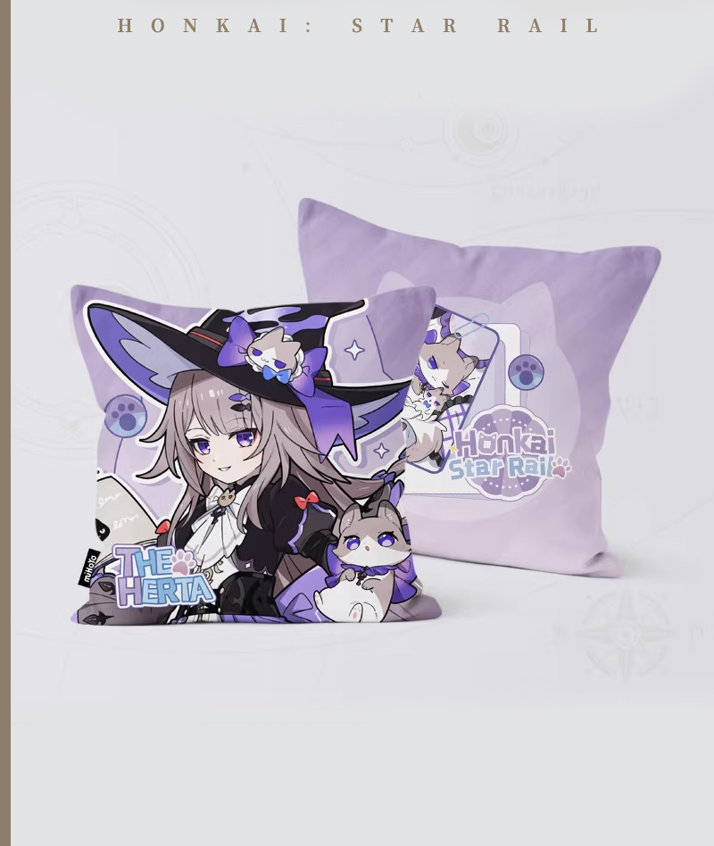 [Official Merch] HSR Chibi Cat Series Throw Pillow