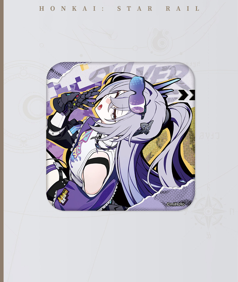 [Official Merch] Honkai: Star Rail Aha Universe Series Square Badge