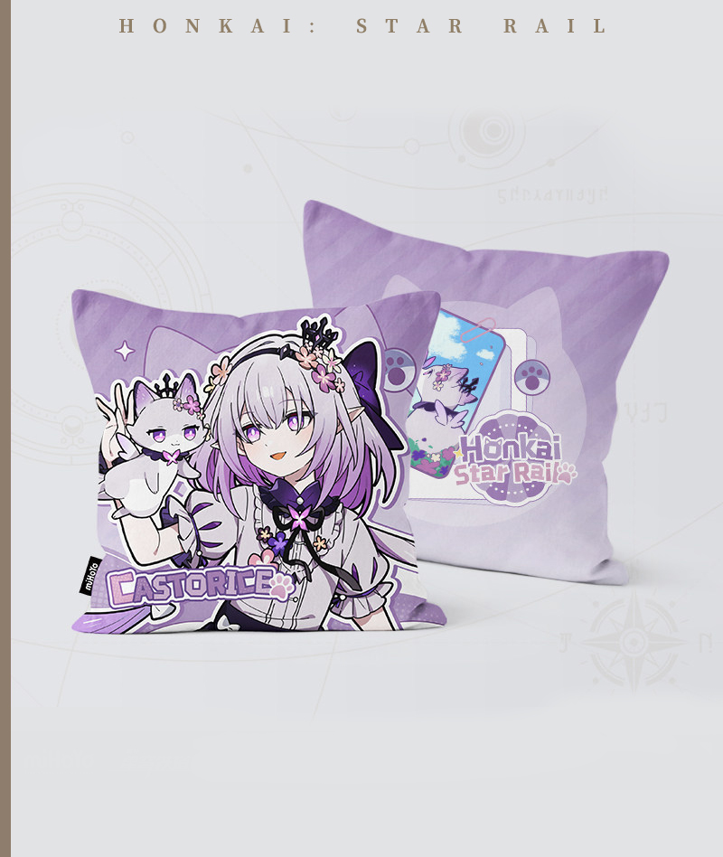 [Official Merch] HSR Chibi Cat Series Throw Pillow