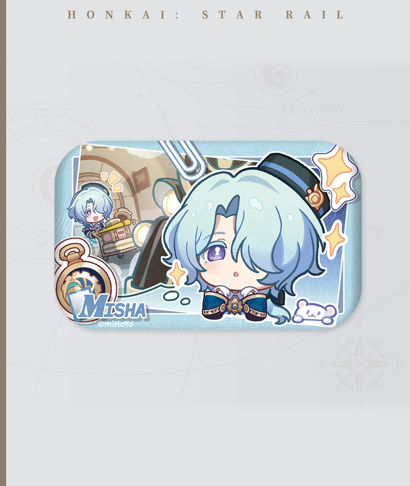 143-[Copy]HSR Cyrene Collection: Love Badge, Stand & Metal Bookmark