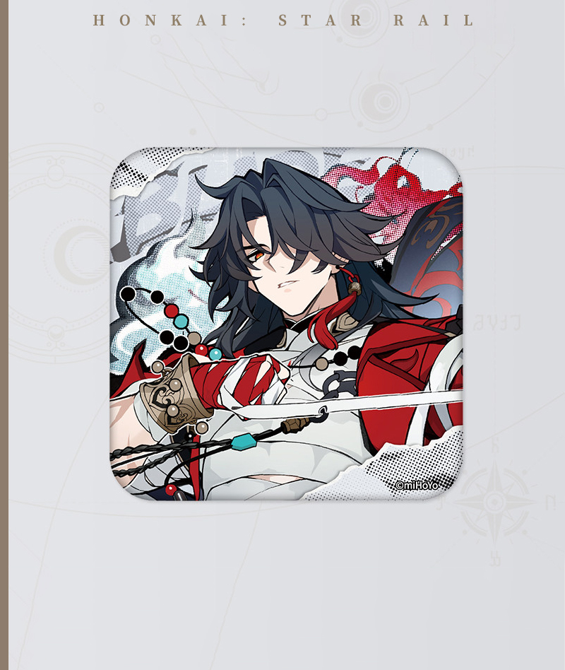 [Official Merch] Honkai: Star Rail Aha Universe Series Square Badge