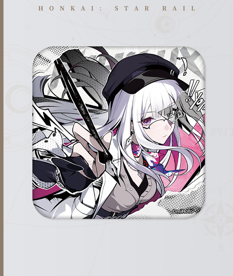[Official Merch] Honkai: Star Rail Aha Universe Series Square Badge