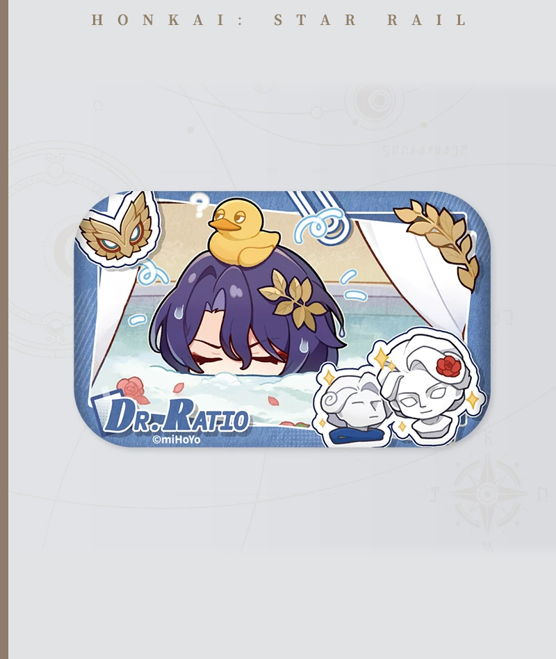 143-[Copy]HSR Cyrene Collection: Love Badge, Stand & Metal Bookmark