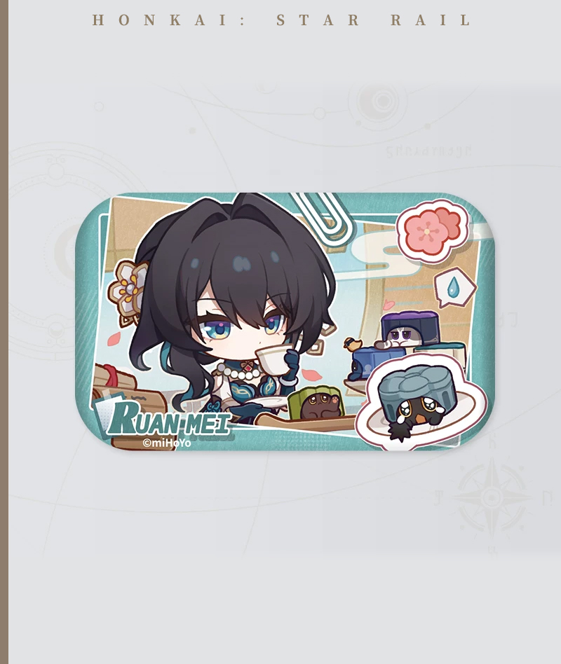 143-[Copy]HSR Cyrene Collection: Love Badge, Stand & Metal Bookmark