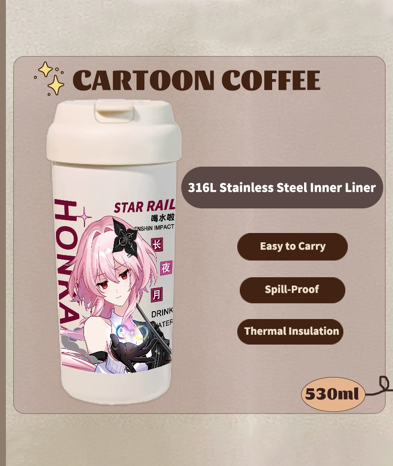 Honkai: Star Rail Evernight Thermos Water Bottles