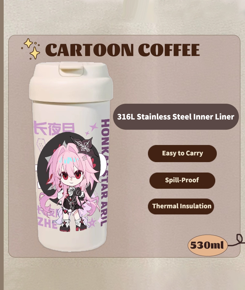 Honkai: Star Rail Evernight Thermos Water Bottles