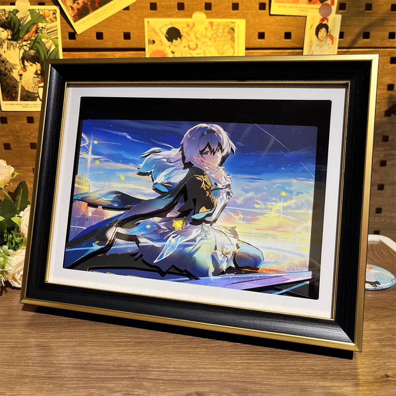 Honkai: Star Rail Firefly 3D Hollow-Out Wall Art Decor