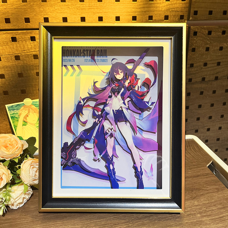 Honkai: Star Rail 3D Hollow-Out Desk Art Decor