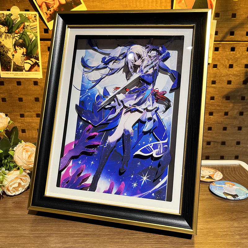 Honkai: Star Rail 3D Hollow-Out Desk Art Decor