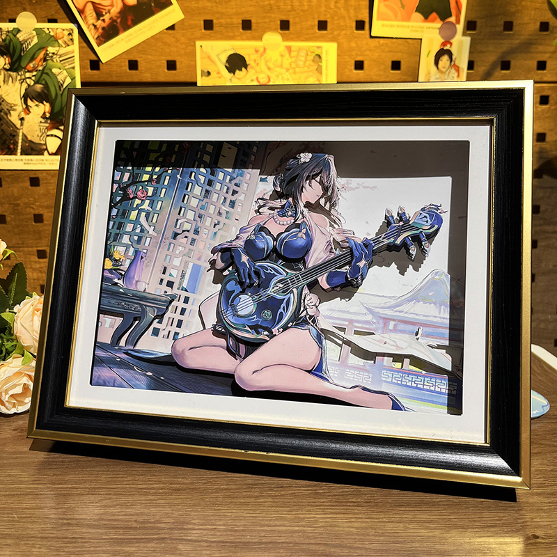 Honkai: Star Rail 3D Hollow-Out Desk Art Decor