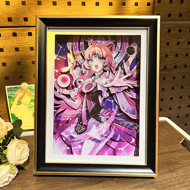 Honkai: Star Rail 3D Hollow-Out Desk Art Decor