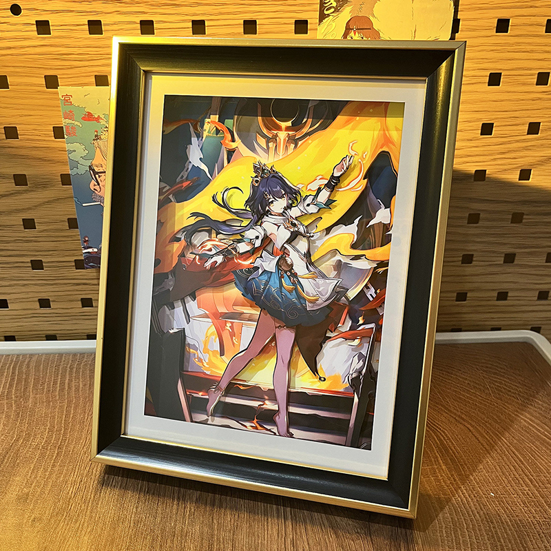 Honkai: Star Rail 3D Hollow-Out Desk Art Decor