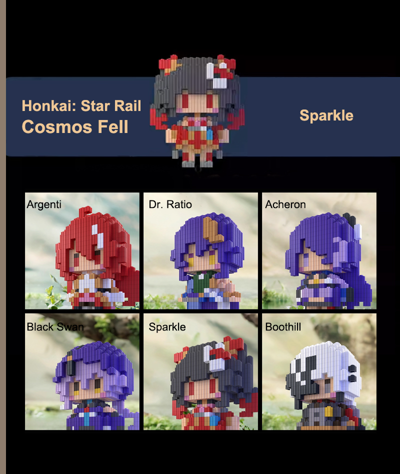 Honkai: Star Rail Galaxy Series Character Building Block Figures