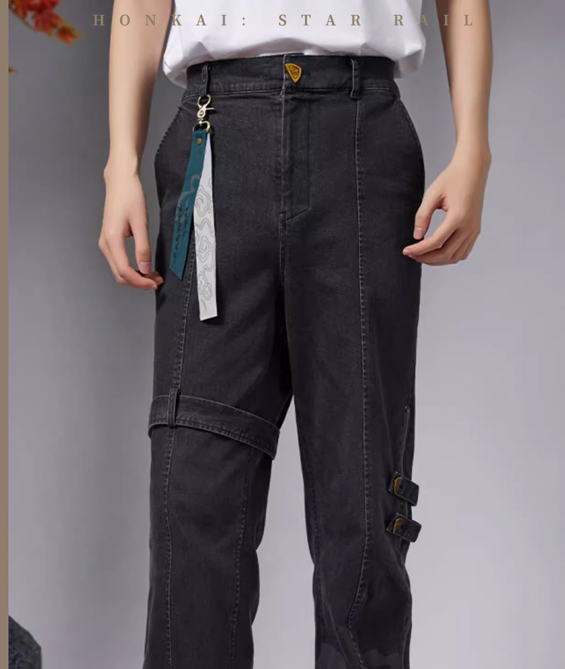 [Copy][Official Merch] HSR Dan Heng Impression Jeans