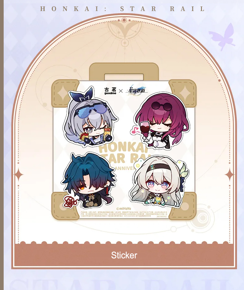 Official HSR x Good me Collab Merch: Kafka & Blade Badge & Acrylic Stand