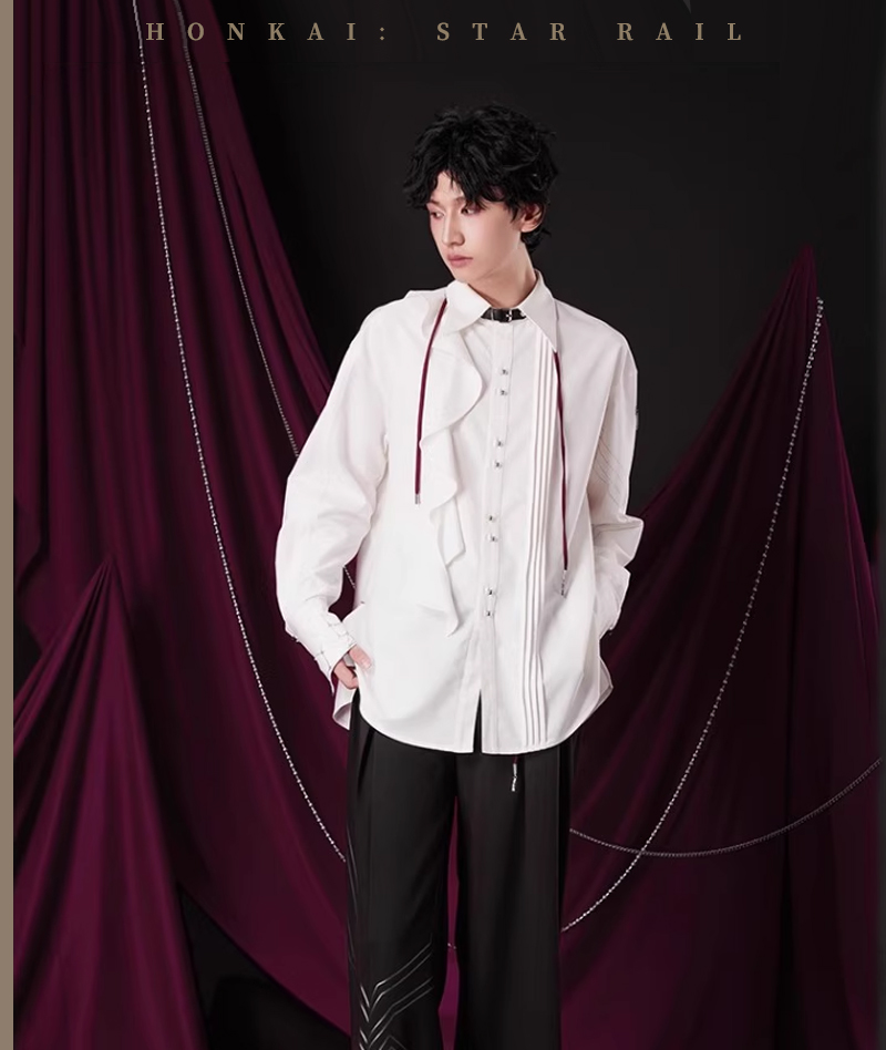 [Official Merch] HSR Kafka Impression Loose Fit Shirt