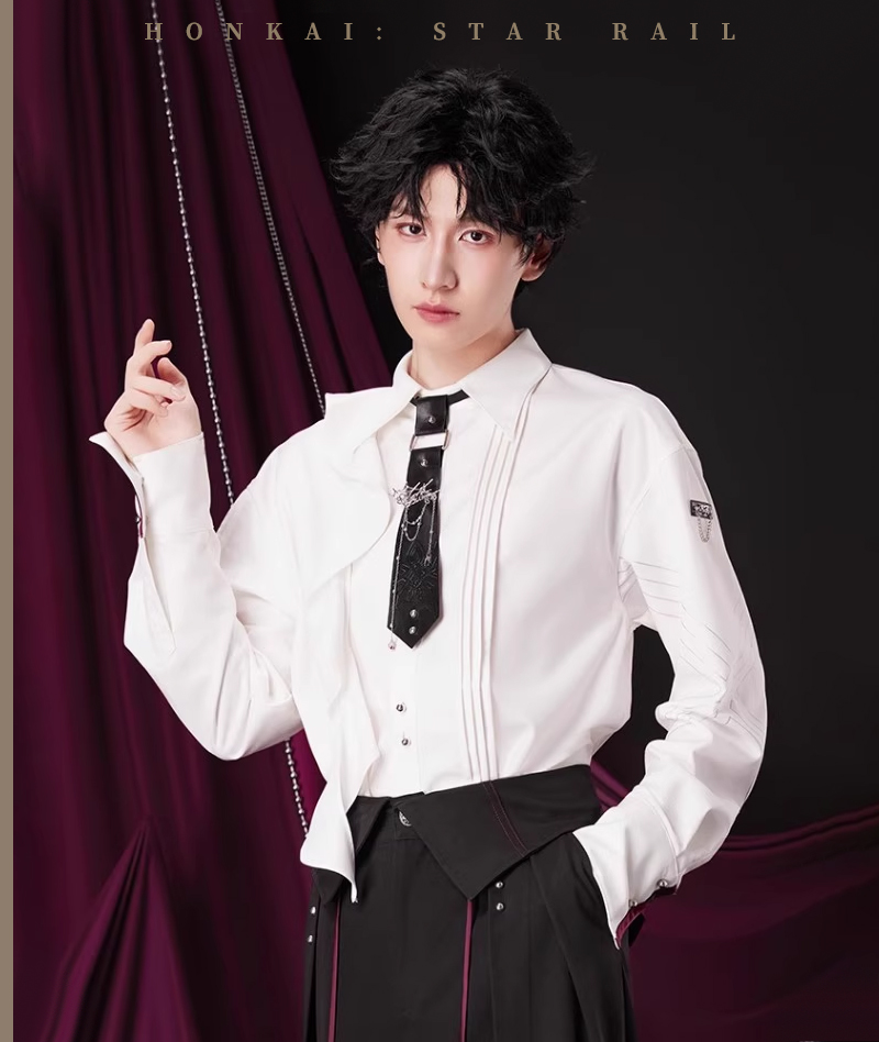 [Official Merch] HSR Kafka Impression Tie & Brooch