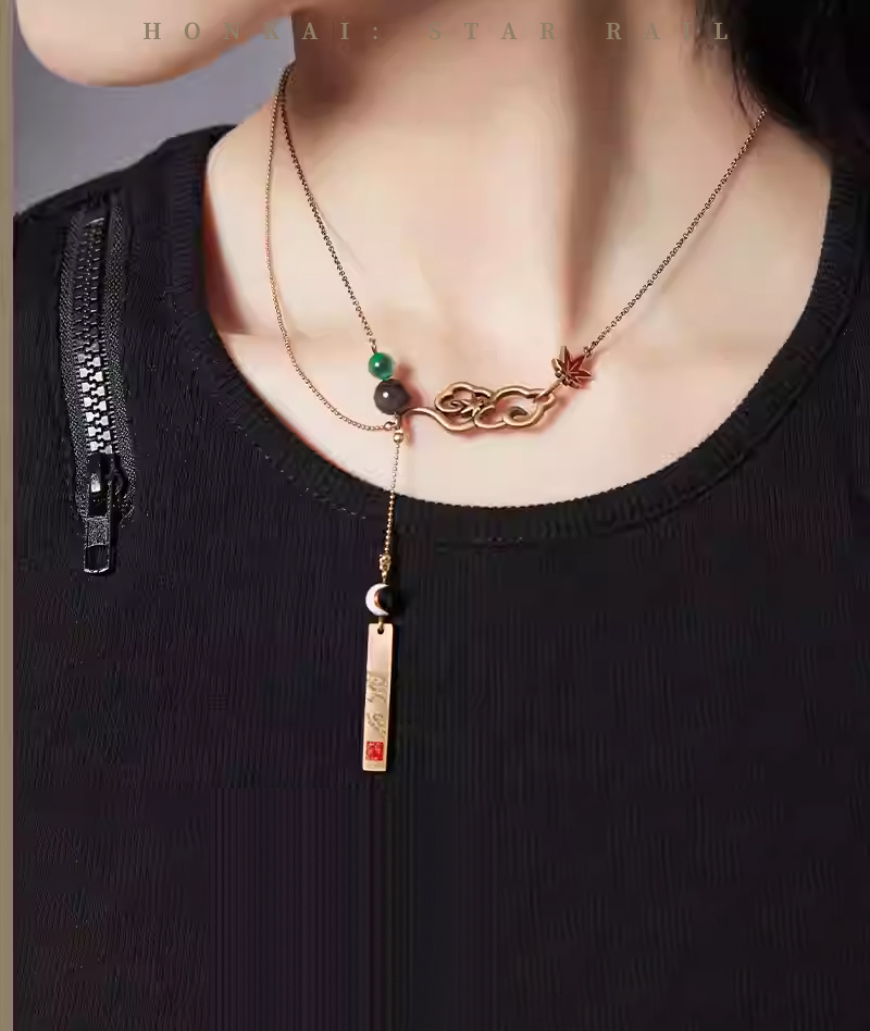 [Official Merch] Honkai: Star Rail Dan Heng Impression Necklace & Ear Cuffs