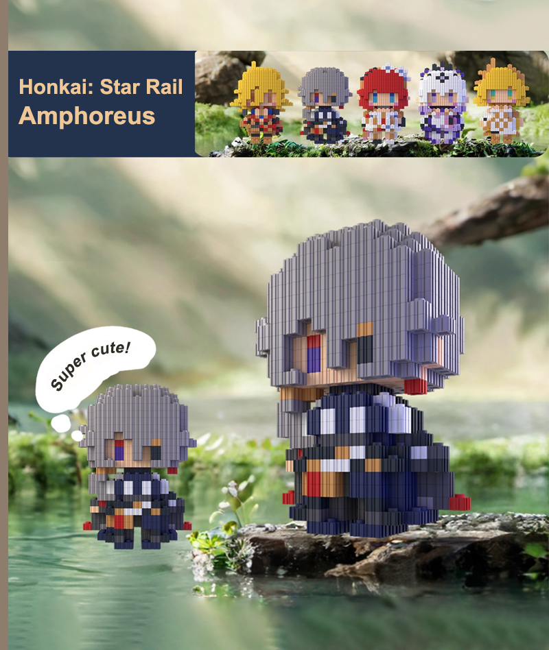 Honkai: Star Rail Amphoreus Character Building Block Figures