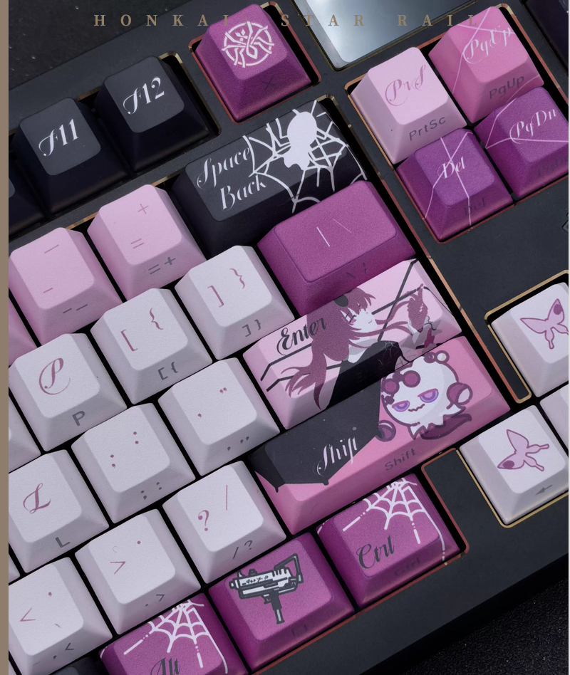 Honkai: Star Rail Kafka Keycap Set for Mechanical Keyboards