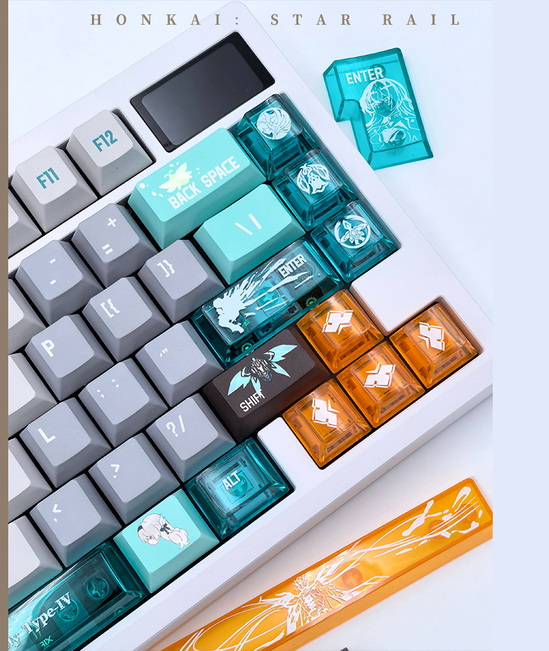 Honkai: Star Rail Firefly Keycap Set PBT Keyboard Caps