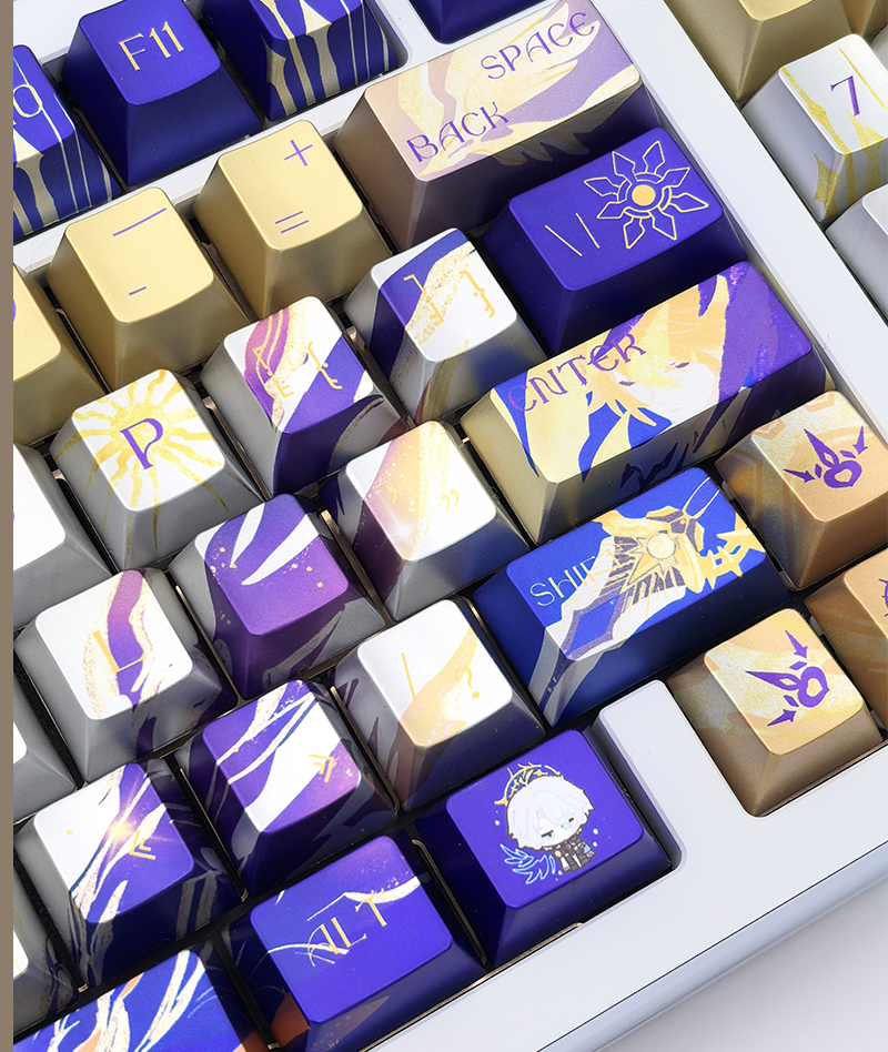 HSR Phainon Metallic Finish Keycap Set - Cherry Profile