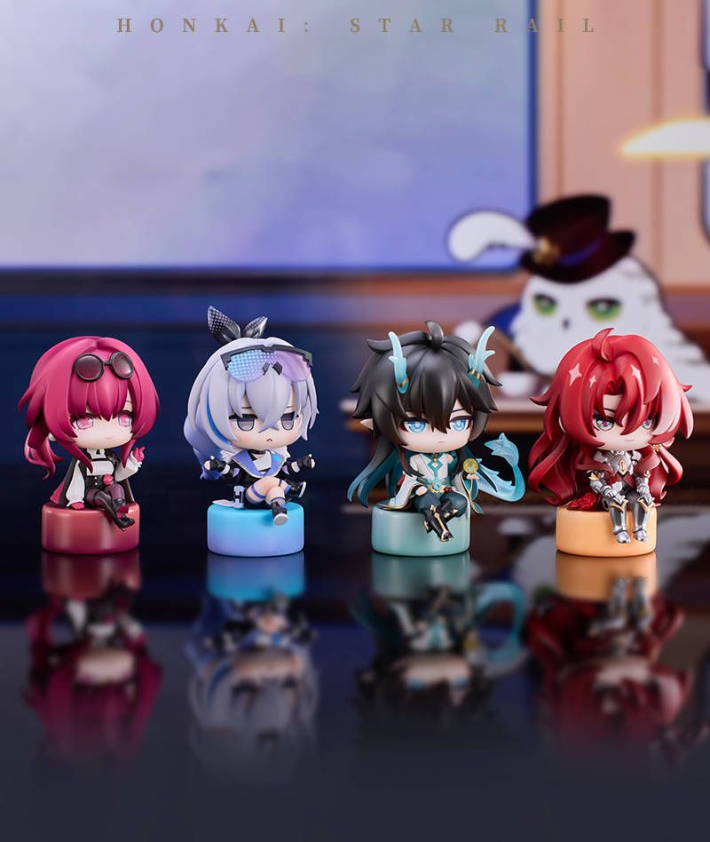 [Official Merch] Honkai: Star Rail Owlbert’s Reception Room Mini Chibi Figures