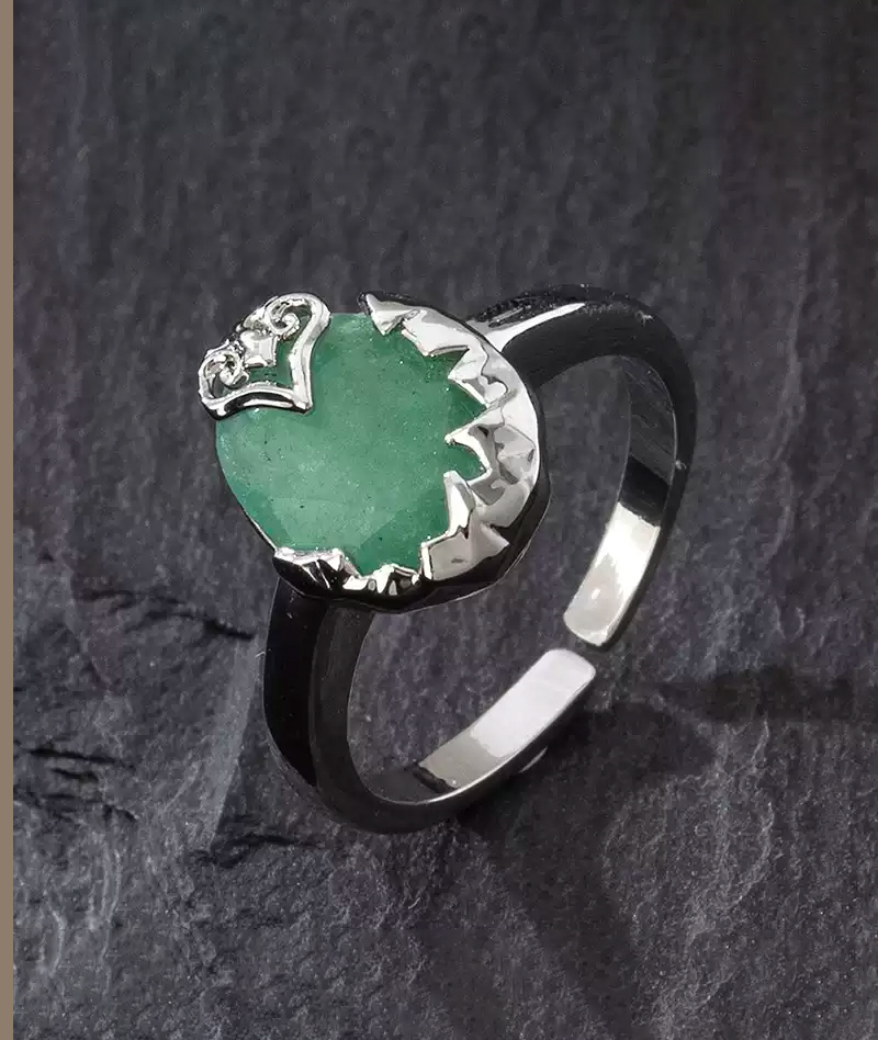 Honkai: Star Rail Aventurine Cornerstone Necklace & Ring