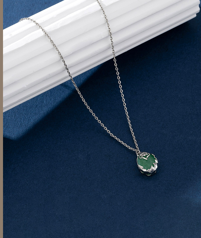 Honkai: Star Rail Aventurine Cornerstone Necklace & Ring
