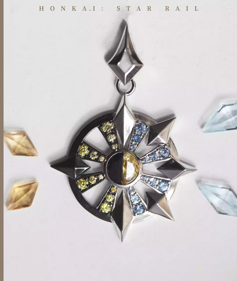 Honkai: Star Rail Phainon Pendant Necklace 925 Sterling Silver