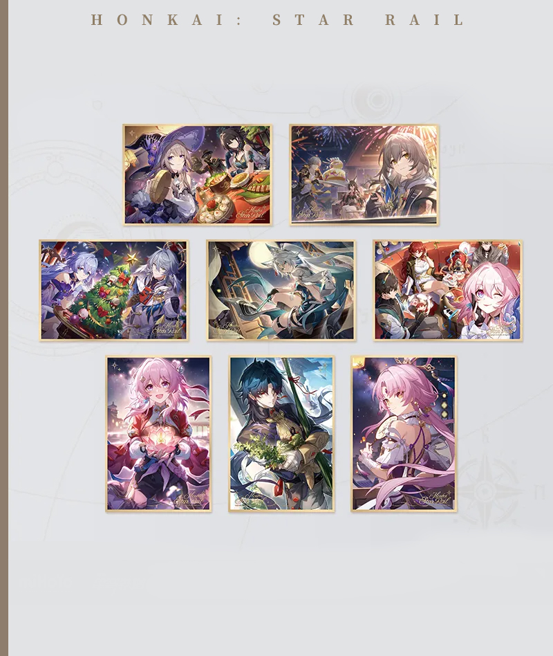 [Official Merch] Honkai: Star Rail "Galactic Celebration" Series Shikishi Art Board