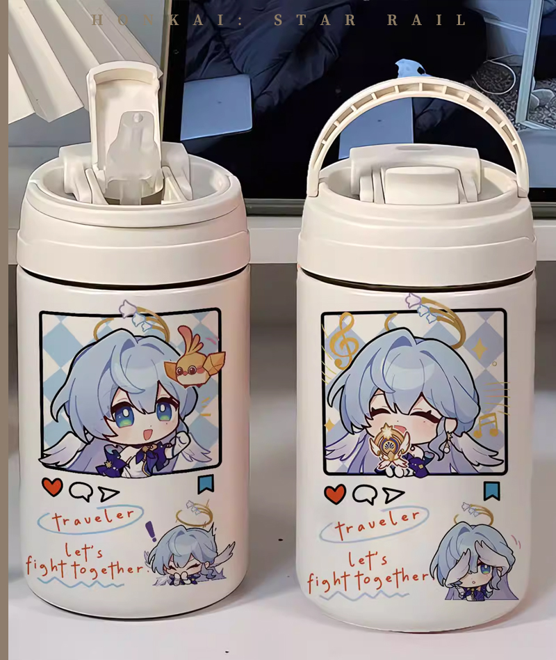 Honkai: Star Rail Robin Aventurine Thermos Water Bottles