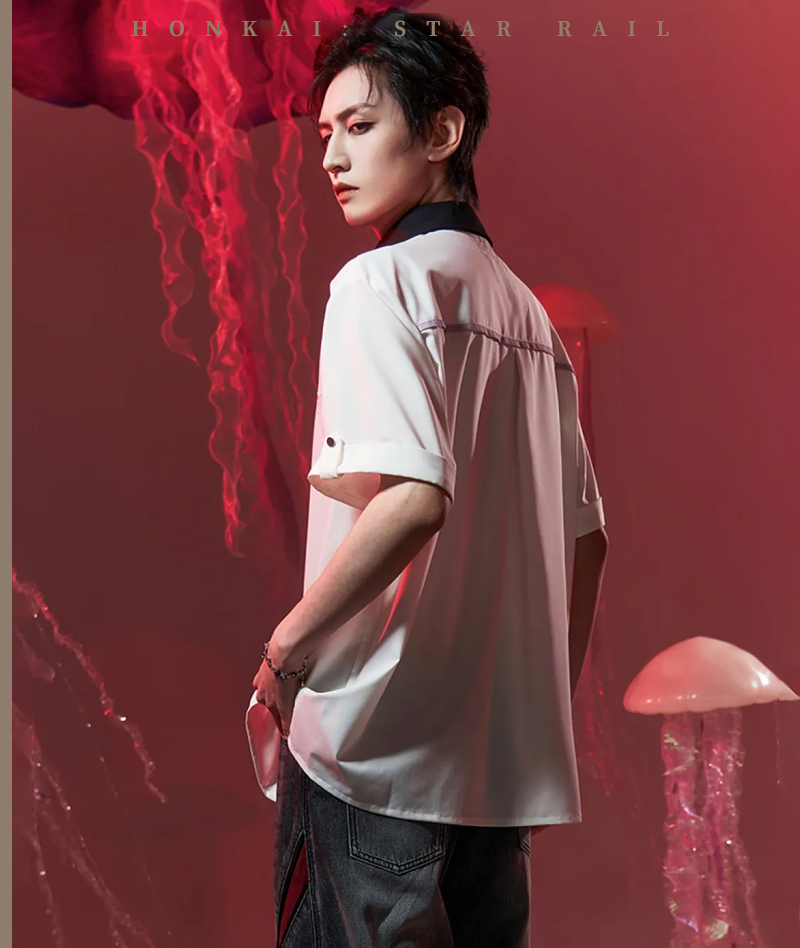[Official Merch] HSR Evernight Impression Short-Sleeve Shirt