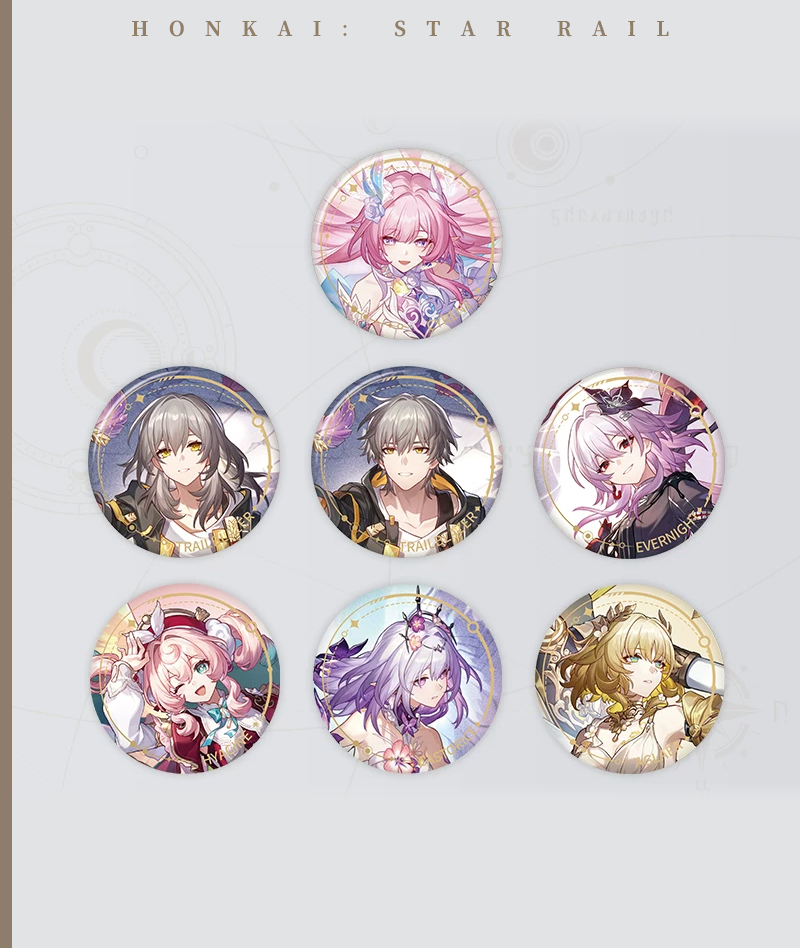 [Official Merch] Honkai: Star Rail Path of Remembrance Character Series Badge