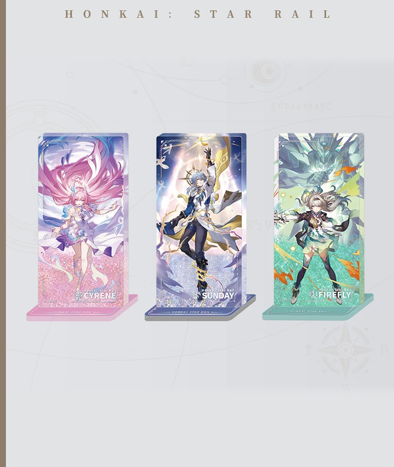 [Official Merch] Honkai: Star Rail Character Series Liquid Glitter Stand