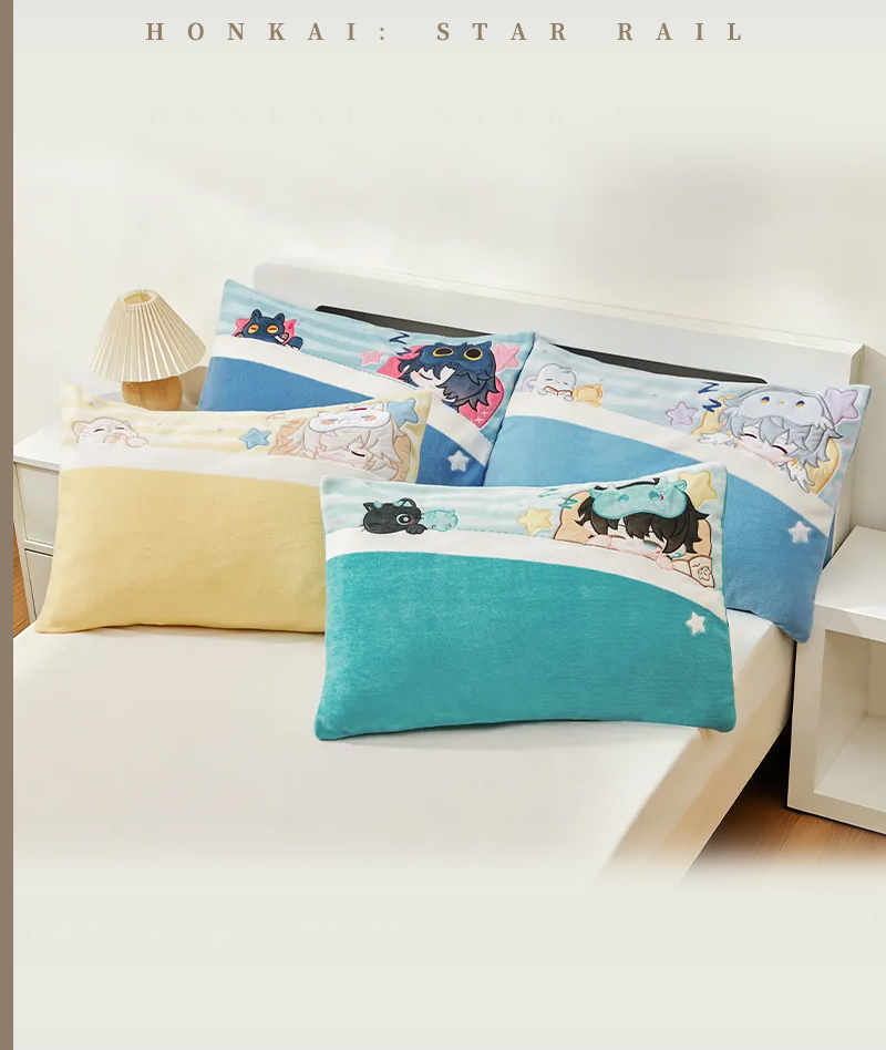 [Official Merch] Honkai: Star Rail Pillowcase - Boys Dormitory Series