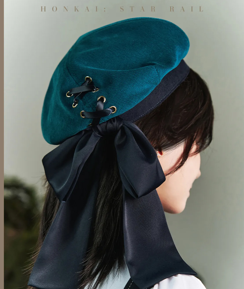 472-[Copy][Official Merch] HSR March 7th Impression Clothing Beret