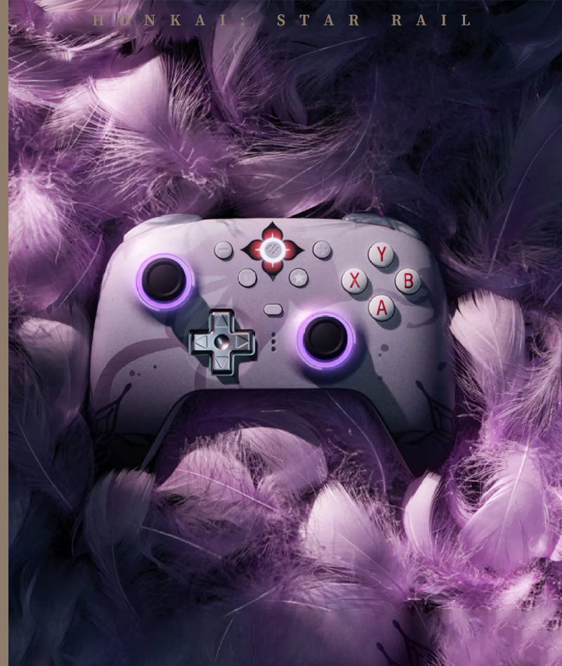 459-[Copy][Official Merch] HSR Castorice Force Feedback Elite Game Controller 
