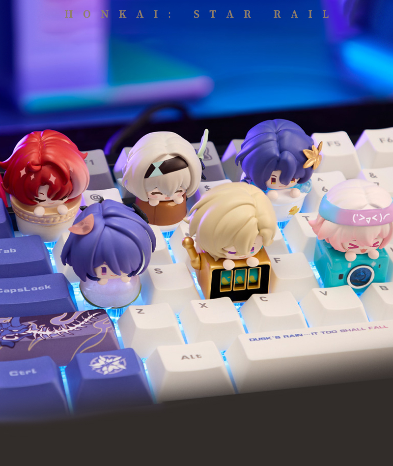 [Official Merch] HSR Fingertip Keycap Fidget Toy Blind Box Vol.2