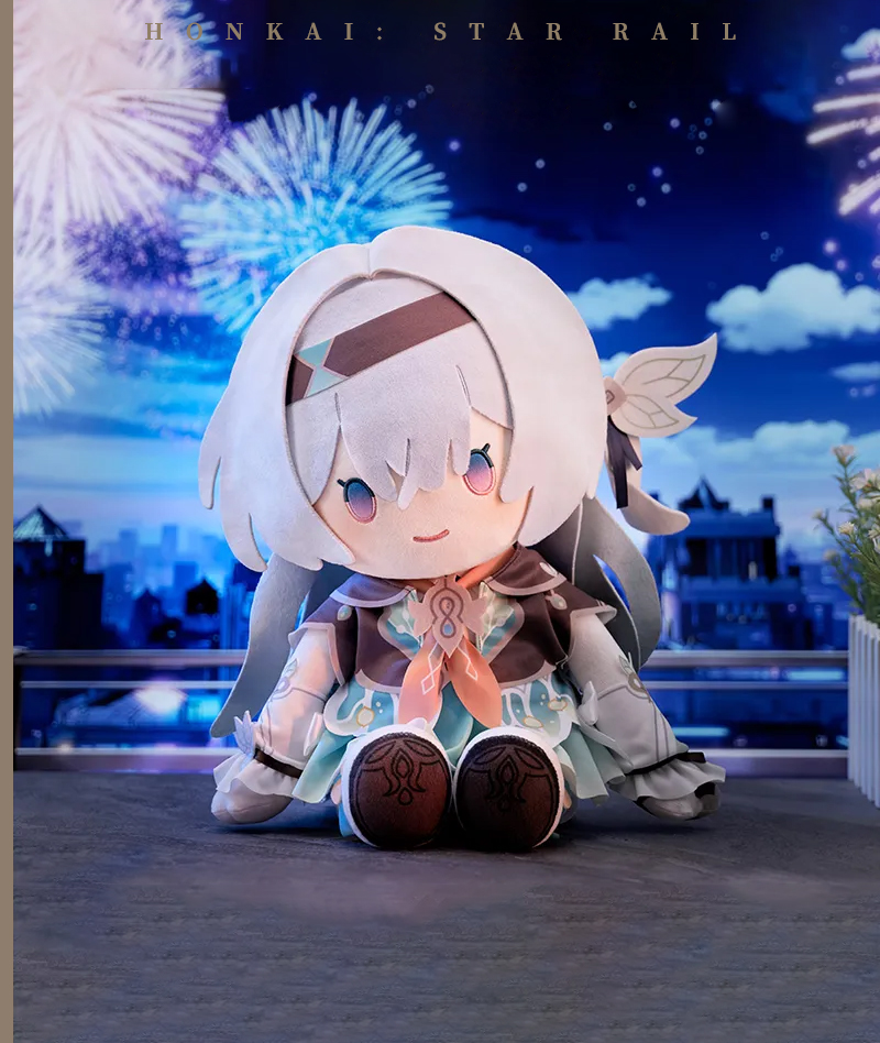 393-[Copy][Official Merch] Honkai: Star Rail Boothill Sitting Plush Doll