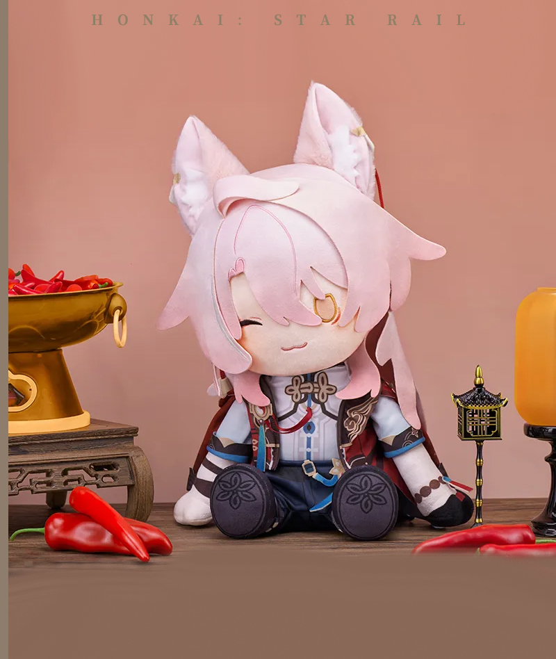 393-[Copy][Official Merch] Honkai: Star Rail Boothill Sitting Plush Doll
