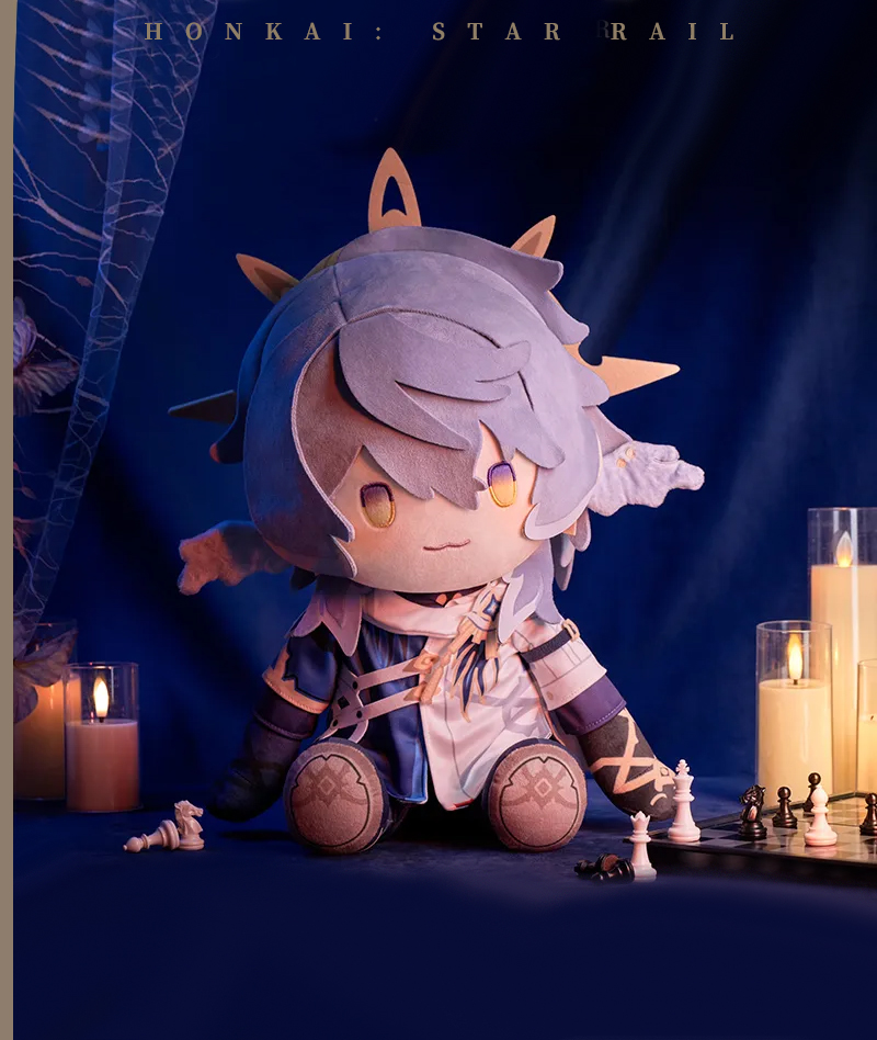 393-[Copy][Official Merch] Honkai: Star Rail Boothill Sitting Plush Doll