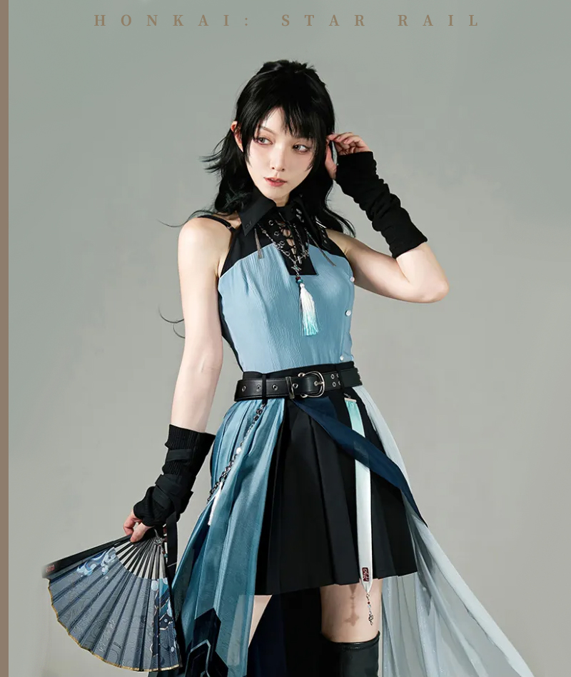 378-[Copy][Official Merch] Honkai Star Rail Feixiao Impression Folding fan