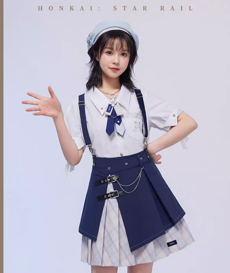 279-[Copy][Official Merch] HSR March 7th Impression Clothing Beret